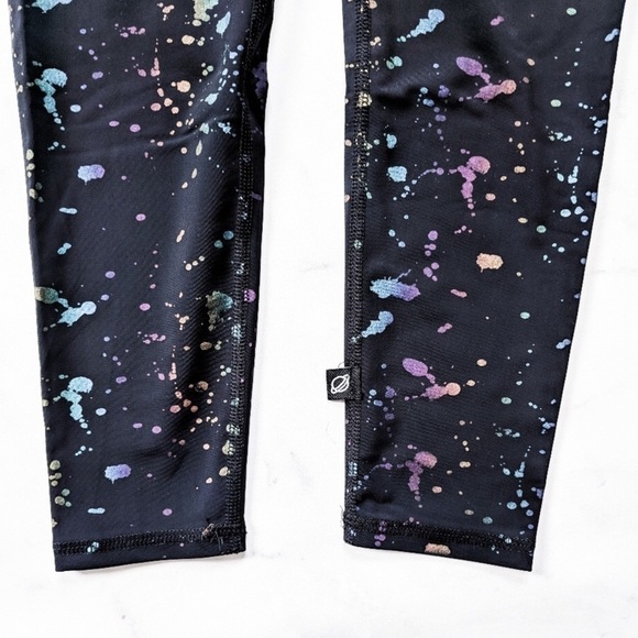 TEREZ Foil Print Multicolored Leggings Size XS. - Picture 4 of 6